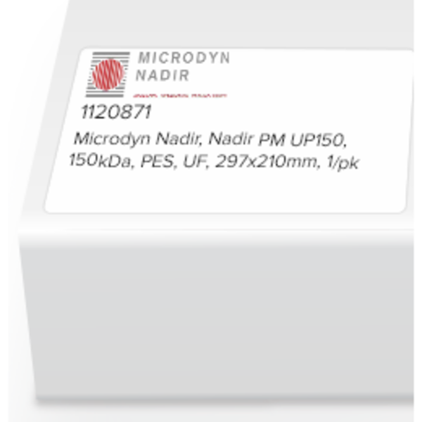 Sterlitech Microdyn Nadir, Nadir PM UP150, 150kDa, PES, UF, 297 x 210mm, 1/pk 300781